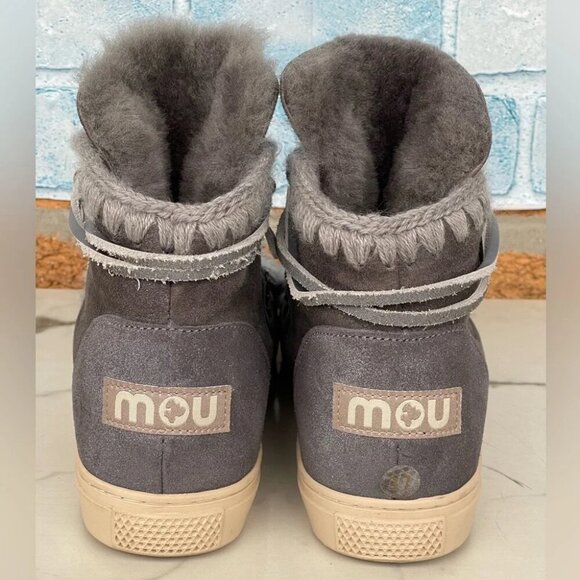 MOU Sneaker boots Lace-Up Size 37/7 Gray - Picture 5 of 8